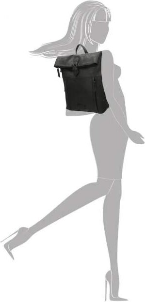 Dámský městský batoh Enrico Benetti Ruby 66683 černý 8L