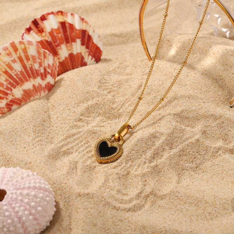 ELENYS Reverso – pozlacený náhrdelník 18K žluté zlato