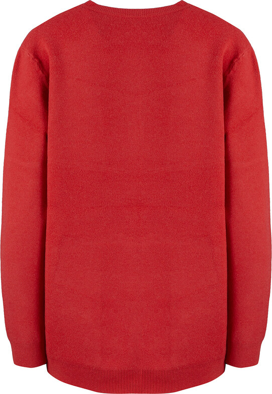 Pri Classic warm thick short LEOILA sweater with button closure