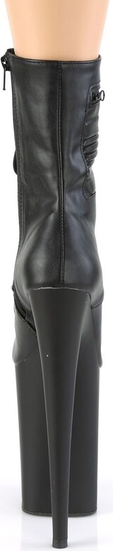 Pleaser infinity-1020pk černé kozačky na extra podpatku