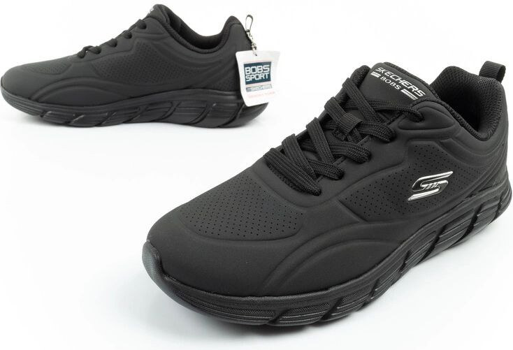 Skechers Bobs B Flex sportovní boty tenisky dámské módní černé dámské