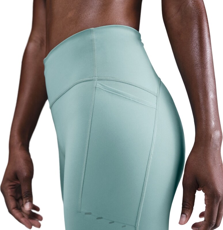 Nike Swift Womens High-Waisted 7/8 Running Leggings with Pockets CANNON/REFLECTIVE SILV 017