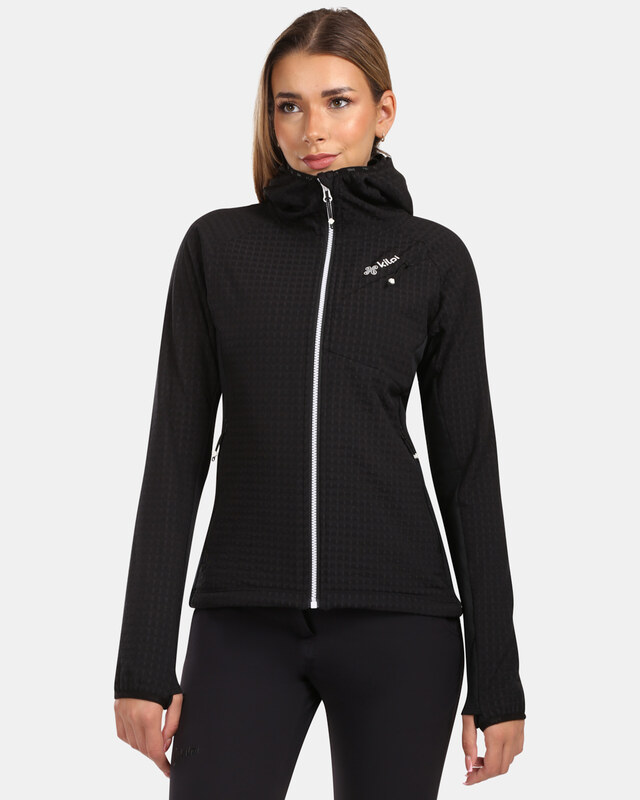 Dámská fleecová mikina s kapucí Kilpi FRENSIS-W černá