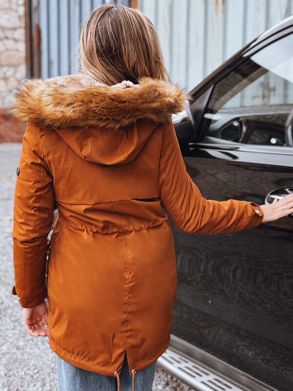 BASIC Hnědá zateplená parka STELLA