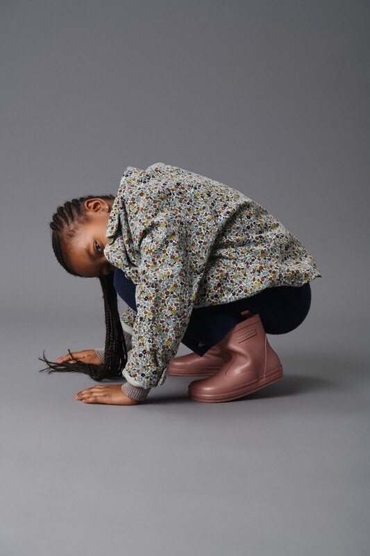 Bundgaard zateplené dětské zimní holínky Rain Blush