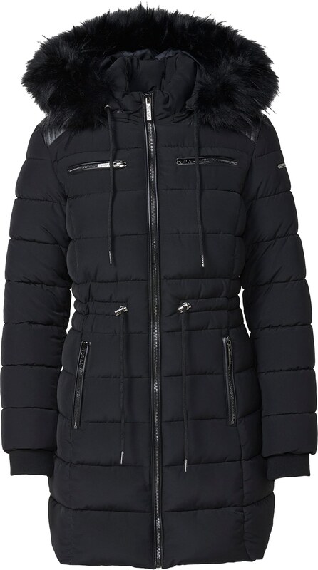 KOROSHI Zimní bunda černá