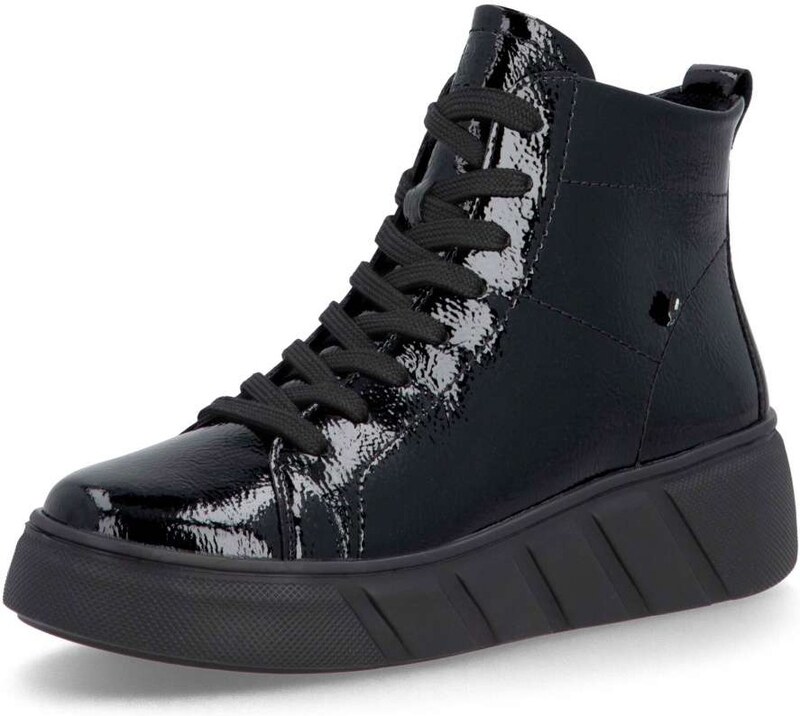 DÁMSKÉ KOTNÍKOVÉ BOTY RIEKER W2661-01 ČERNÁ