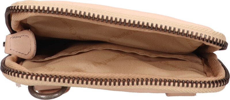 Dámská kožená crossbody kabelka na doklady The Chesterfield Brand Salva - béžová