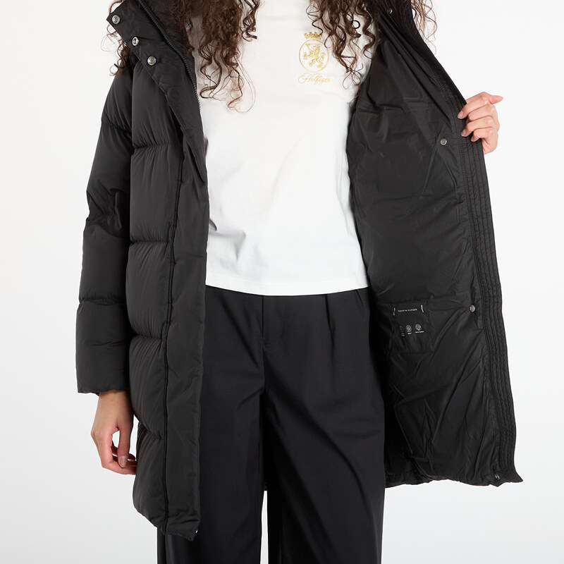 Kabát Tommy Hilfiger Modern Down Reg Coat Black M