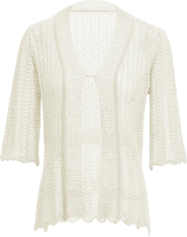 caneva Kardigan přírodní bílá