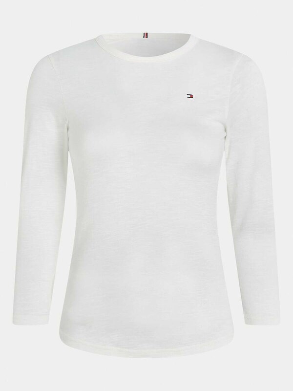 Tommy Hilfiger dámské bílé tričko Slim