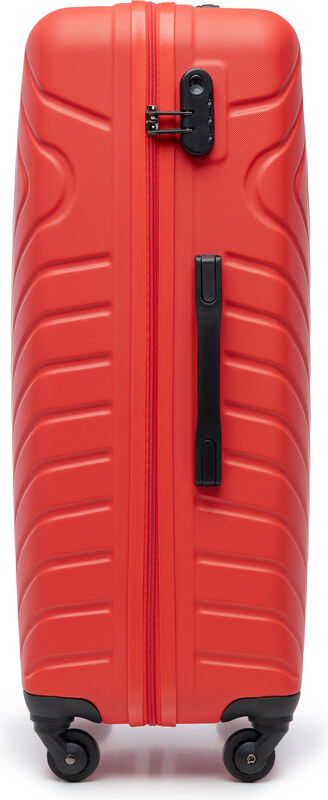 Wittchen Velký kufr a kosmetická taška z ABS s geometrickým reliéfem