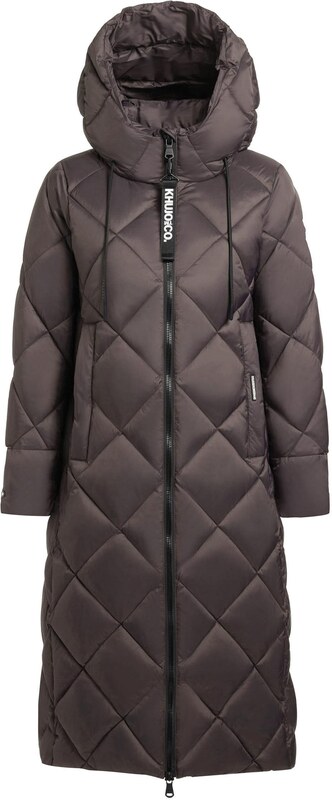 khujo Zimní kabát 'Cilia' tmavě šedá