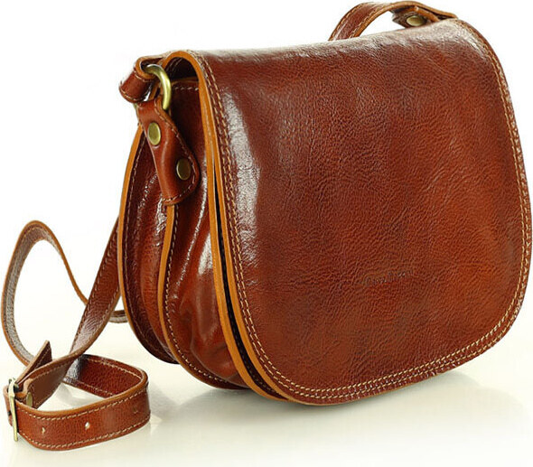 Marco MAZZINI MAZZINI Hnědá malá kabelka MARCO