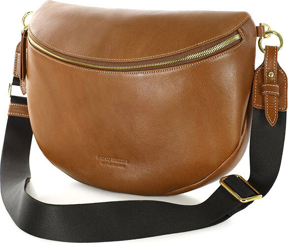 MARCO MAZZINI Hnědá dámská kožená ledvinka