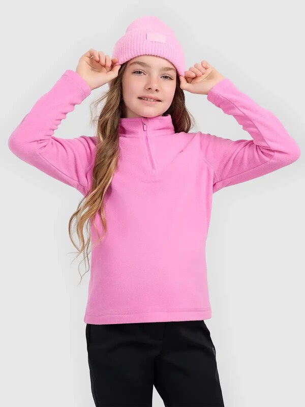 Dívčí fleecová mikina 4F
