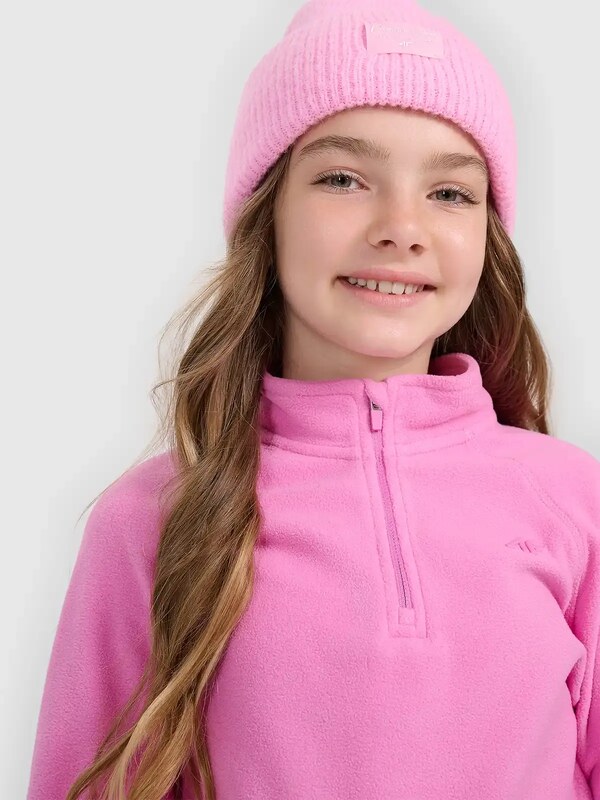 Dívčí fleecová mikina 4F