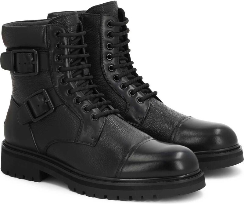 Kazar Šněrovací boty černá