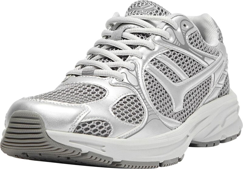 Pull&Bear Tenisky tmavě šedá / stříbrná