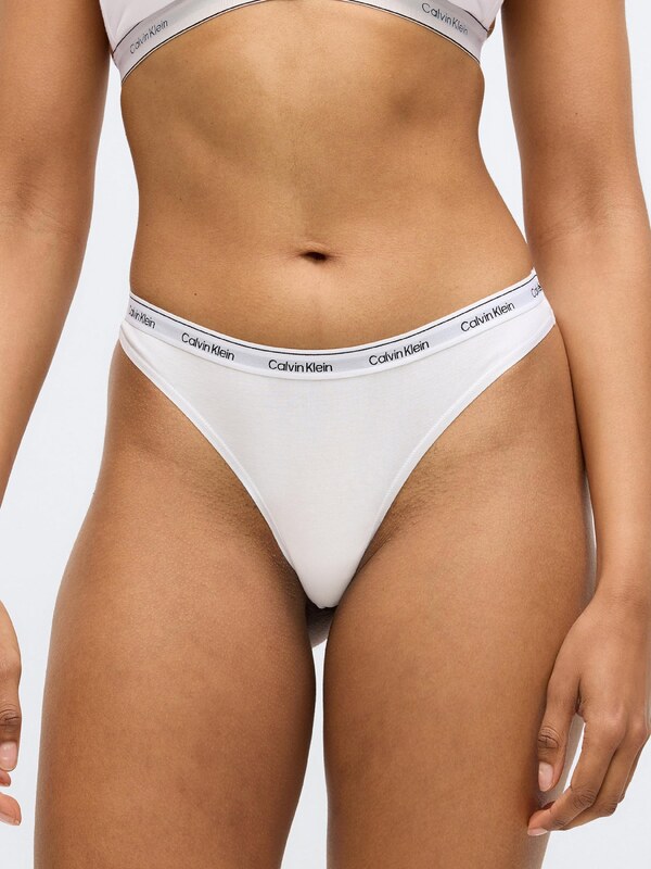 Calvin Klein Underwear Tanga fuchsiová / červená třešeň / černá / bílá