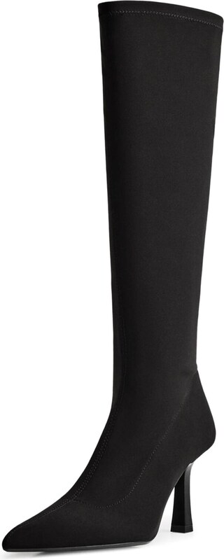 Bershka Kozačky černá