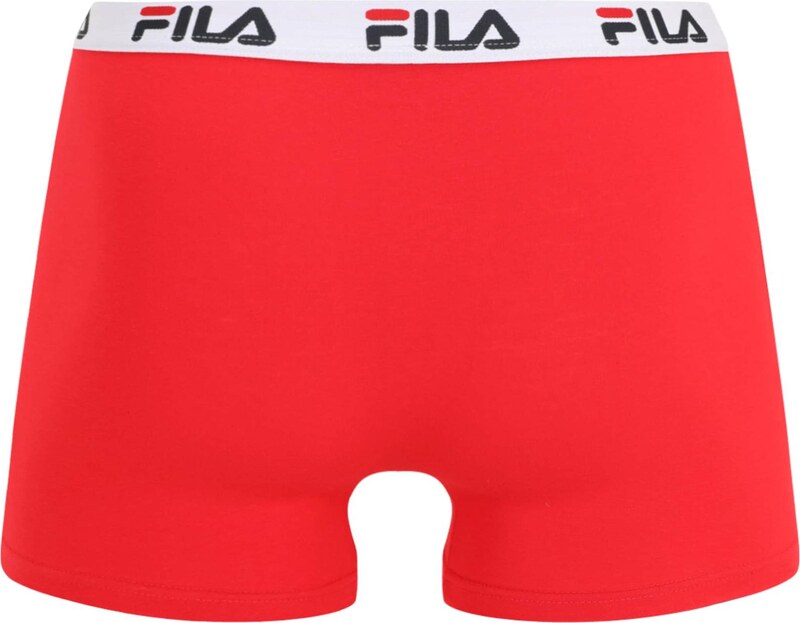 FILA Boxerky marine modrá / jasně červená / černá / bílá