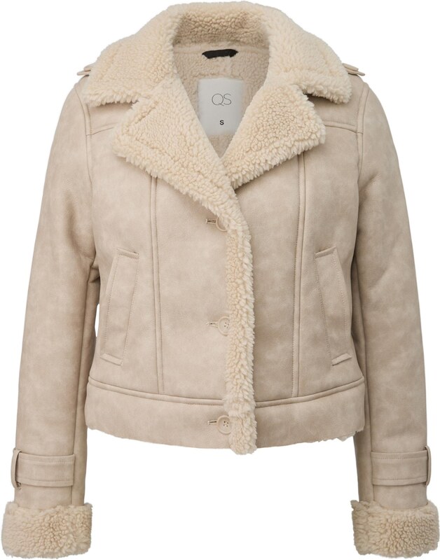 QS Přechodná bunda béžová