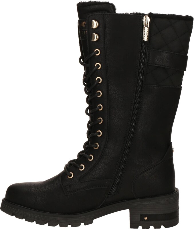 MUSTANG Šněrovací boty černá