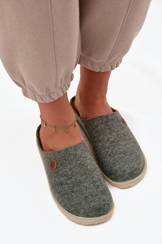 Domácí obuv dámské pantofle Inblu CS000047 zelené