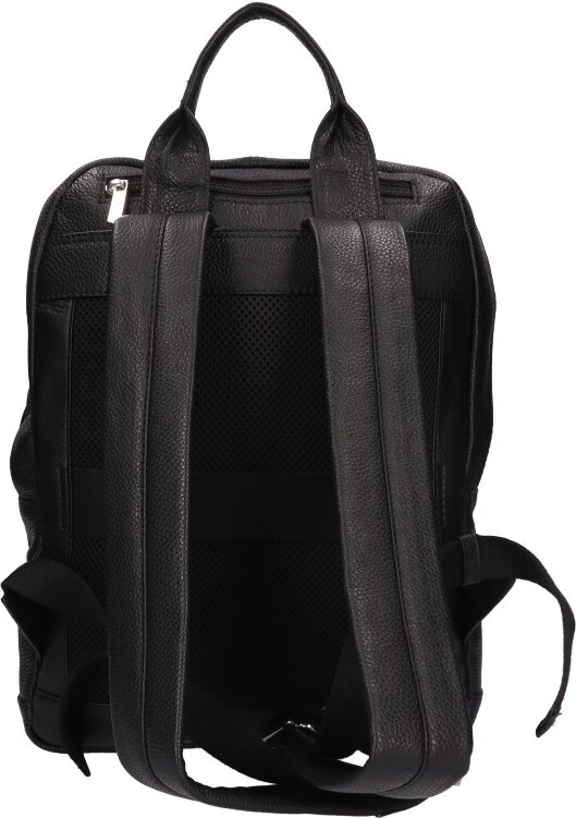 Lagen unisex kožený batoh černý
