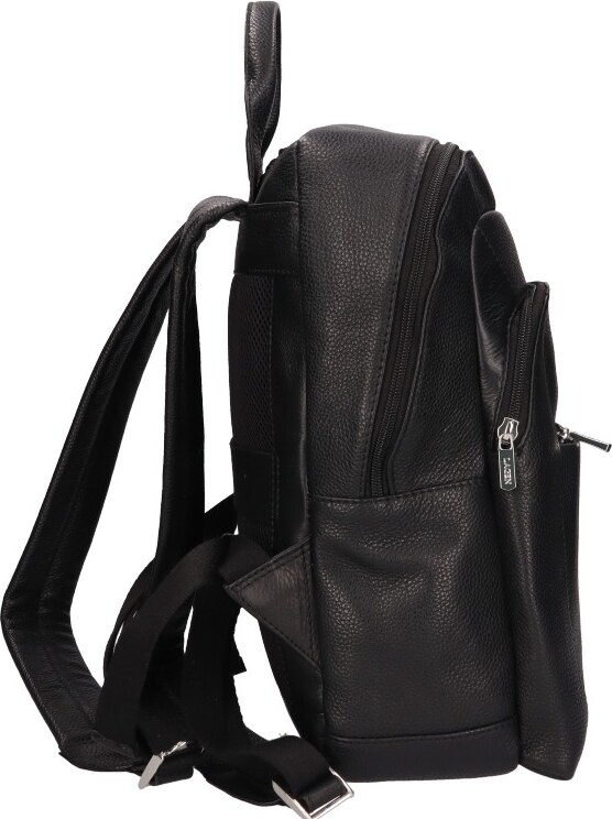 Lagen unisex kožený batoh černý