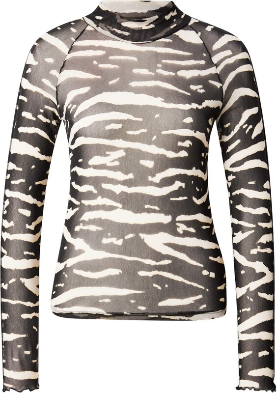 Marc Cain Tričko černá / bílá