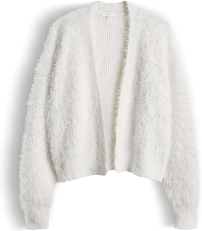 OPUS Kardigan 'Deder' bílá