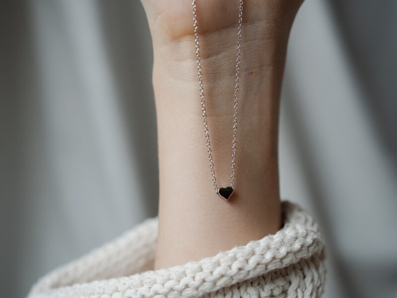 Olivie Stříbrný náhrdelník SRDÍČKO 4687