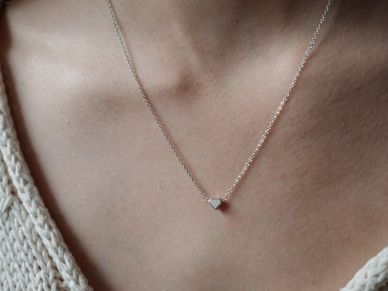 Olivie Stříbrný náhrdelník SRDÍČKO 4687