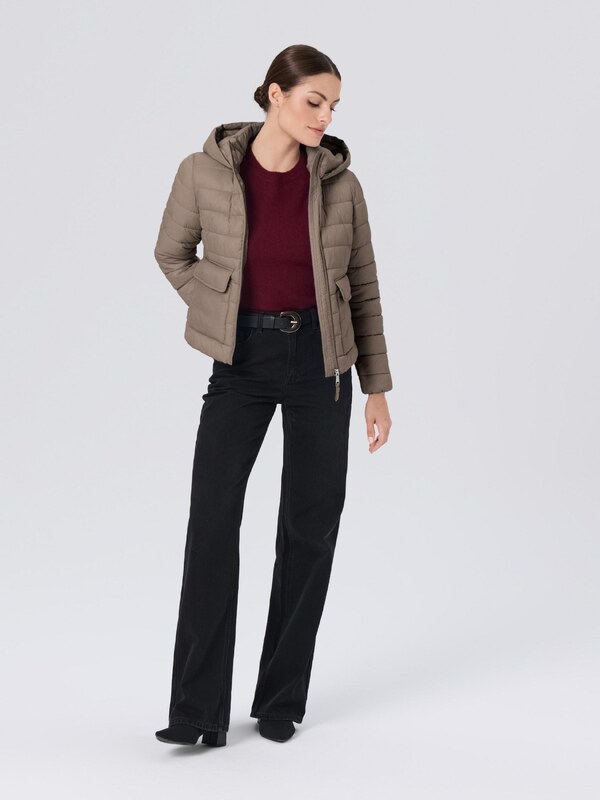 Sinsay - Prošívaná bunda s izolací - hnědá