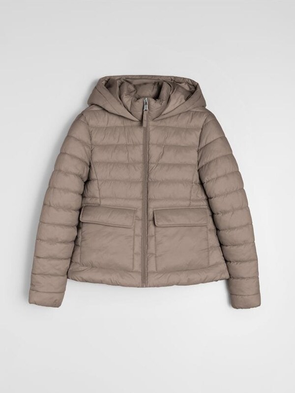 Sinsay - Prošívaná bunda s izolací - hnědá