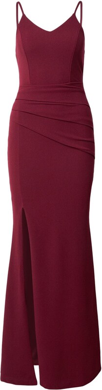 WAL G. Šaty vínově červená
