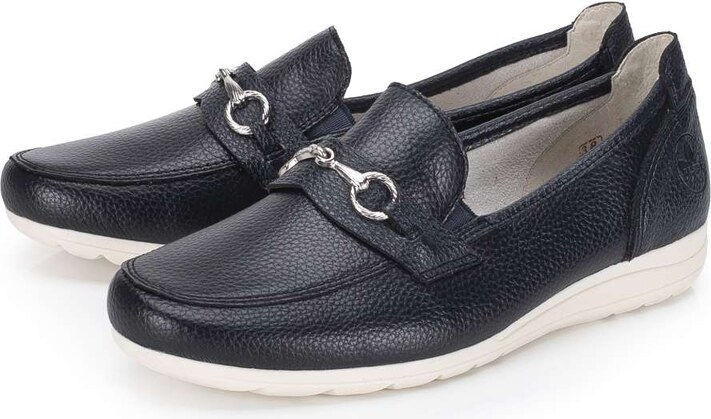 Dámské mokasíny RIEKER L9355-14 modrá