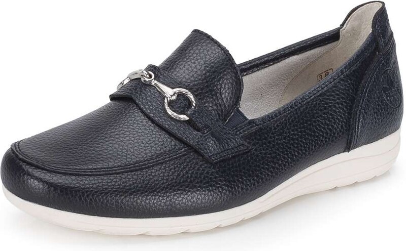 Dámské mokasíny RIEKER L9355-14 modrá