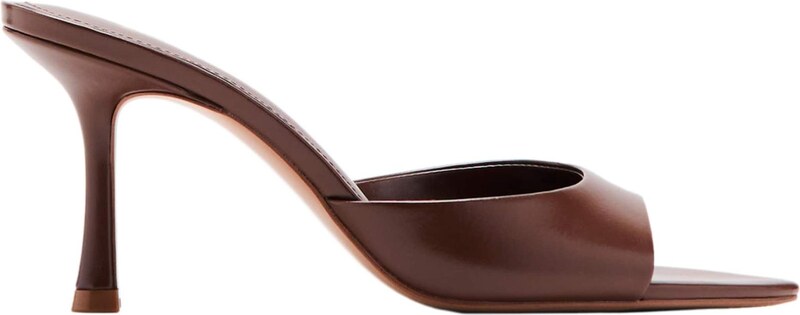 MANGO Sandály 'PEPYBR' hnědá