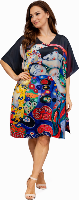 Šaty - BOHO - s hedvábnou úpravou, č. 30