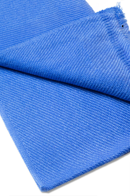 Pashmii 100% Kašmírová šála SKY modrá