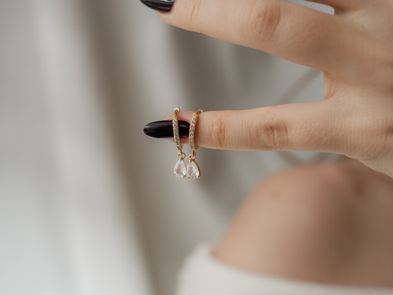 Olivie Stříbrné kroužky KAPKA GOLD 7849