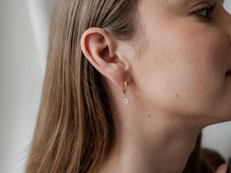 Olivie Stříbrné kroužky KAPKA GOLD 7849