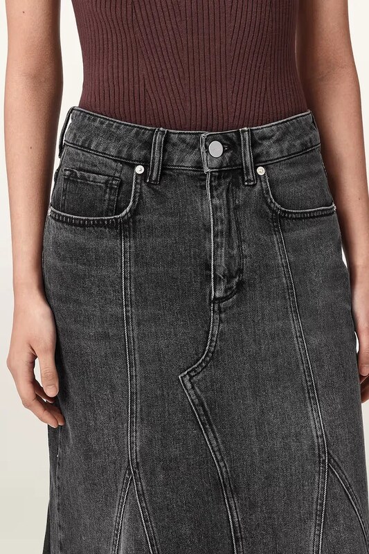 Džínová sukně AllSaints ALMA