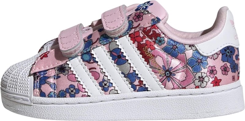 ADIDAS ORIGINALS Tenisky 'LibertyLondon Superstar II' fialkově modrá / růžová / červená / bílá