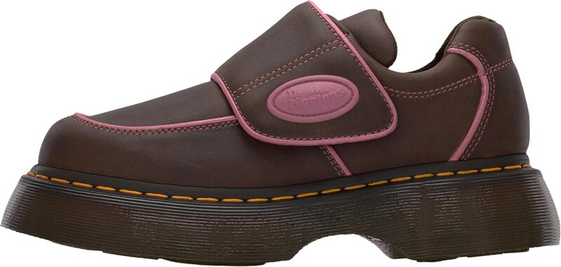 Dr. Martens Šněrovací boty 'Buzz' tmavě hnědá / pitaya