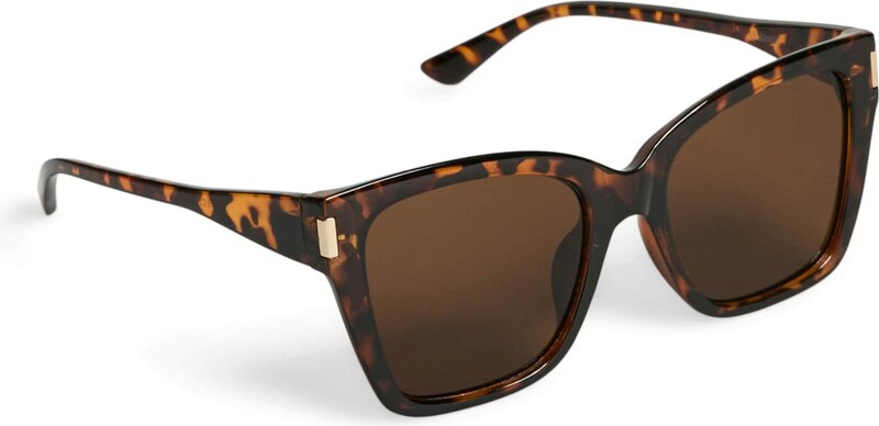 PIECES Sluneční brýle 'PCBIRLA' koňaková / černá