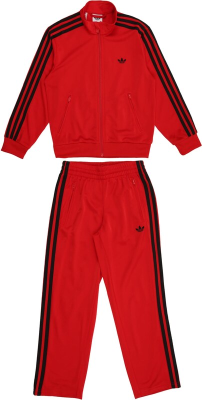 ADIDAS ORIGINALS Joggingová souprava 'Firebird' červená / černá